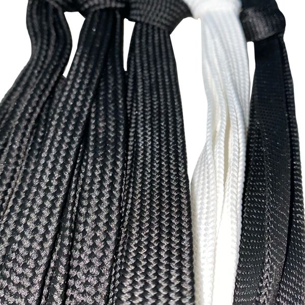 Cordón de Poliéster blanco y negro